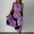 Blumen Kleid Damen locker elegant luftig Sommer – Fioralisa