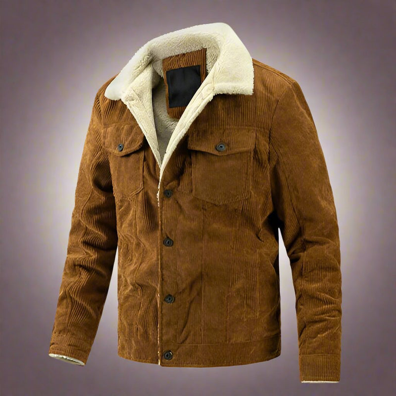 Cord Jacke für Herren – Vintage Stil & Wärme – Lukas