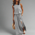 Farbenfrohes Sommerkleid mit lockerem Schnitt – Nora