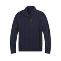 Moderner Half-Zip Herrenpullover mit Komfort – Elias