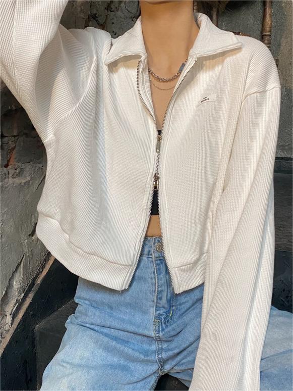 Winterpullover für Damen mit Doppelreißverschluss – Carla