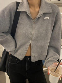 Winterpullover für Damen mit Doppelreißverschluss – Carla