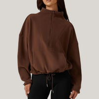 Kuscheliges Polar Fleece Sweatshirt mit Reißverschluss – Hildegard