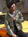 Warme Damen Winterjacke mit Kapuze und Taschen – Frieda
