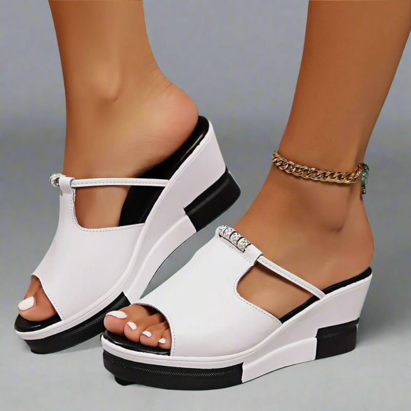 Orthopädische High Heel Sandalen für Damen – Solvoria