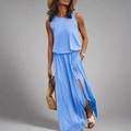 Farbenfrohes Sommerkleid mit lockerem Schnitt – Nora