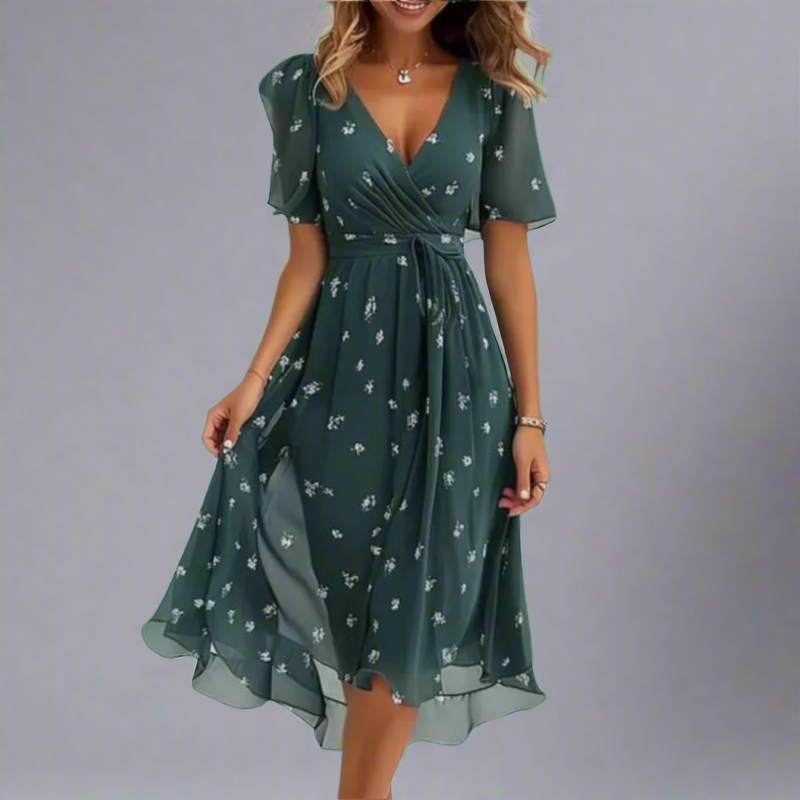 Elegantes Sommerkleid für Damen aus leichtem Stoff – Mia