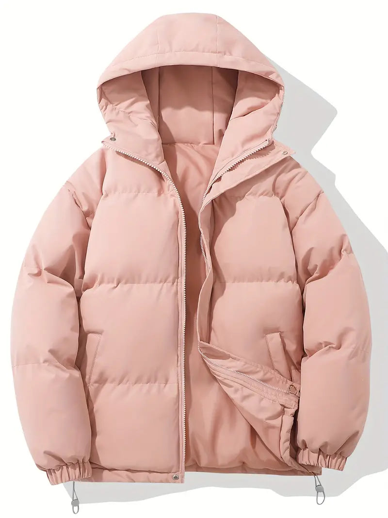 Herren Winterjacke Warm Leicht Abnehmbar Kapuze – Travor