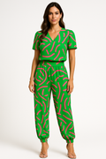 Zweiteiler Damen Set Bluse & Hose Elegant Komfort – Mavira
