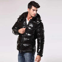 Wärmende Winterjacke mit Daunen und abnehmbarer Kapuze - Karl