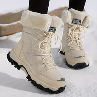 Wasserdichte Damen Schneestiefel mit Kunstfellfutter – Tristella