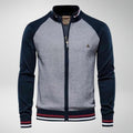 Gestreifte Herren-Strickjacke für stilvolle Eleganz – Matteo