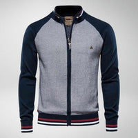 Gestreifte Herren-Strickjacke für stilvolle Eleganz – Matteo