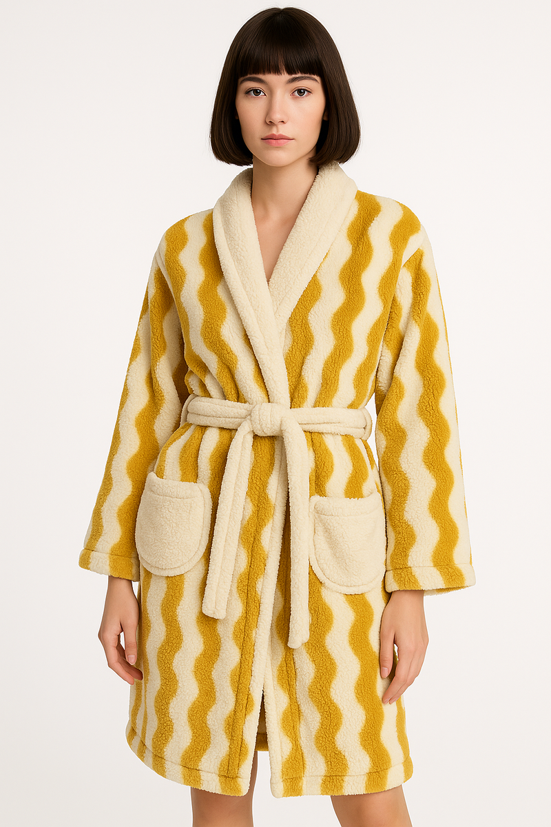 Warmer und weicher Bademantel für Damen – Lena