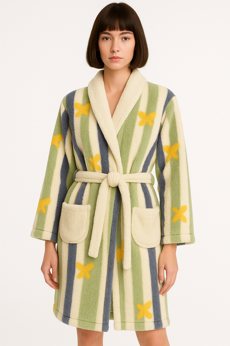 Warmer und weicher Bademantel für Damen – Lena
