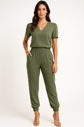 Zweiteiler Damen Set Bluse & Hose Elegant Komfort – Mavira