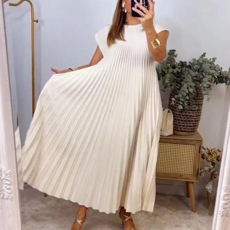 Plissiertes Maxikleid für elegante Anlässe – Helena