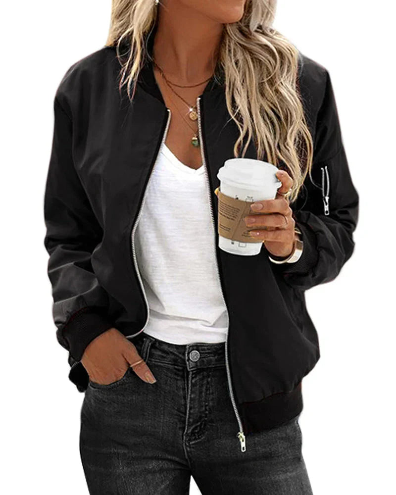 Trendige Damen-Bomberjacke für urbane Looks – Zoey