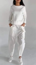 Damen Zweiteiler Set Weich Elegant Lounge Look – Amelise