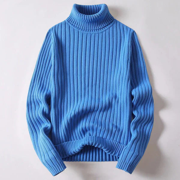 Rollkragenpullover für Herren mit Rippenstrick – Drien