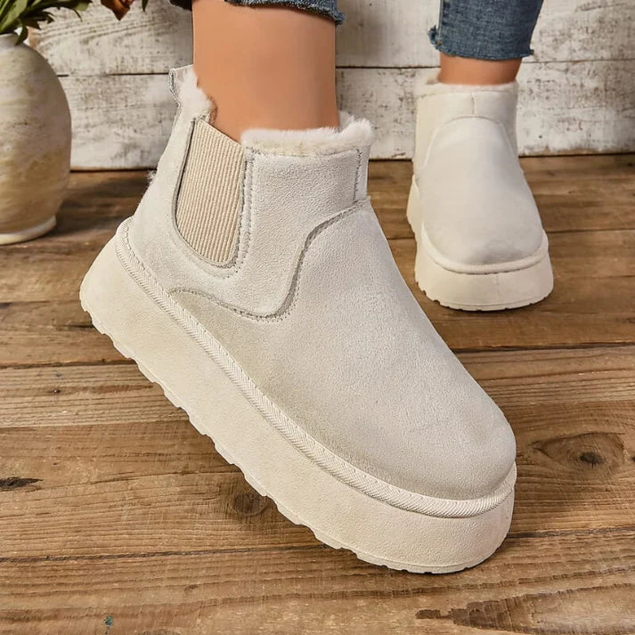 Warme Damen Winterstiefel mit rutschfester Sohle – Arvea