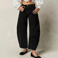 High Waist Damen Jeans Bequem Locker Figurformend – Denvara