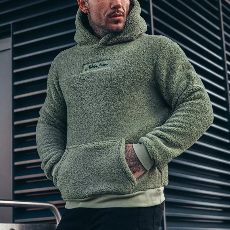 Herren Kapuzenpullover Warm Elegant Alltag Look – Renvox