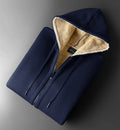 Warme Lamm-Kapuzenjacke für Winter – Elias