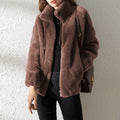 Wendbare Damen Fleecejacke mit Stehkragen – Rovina