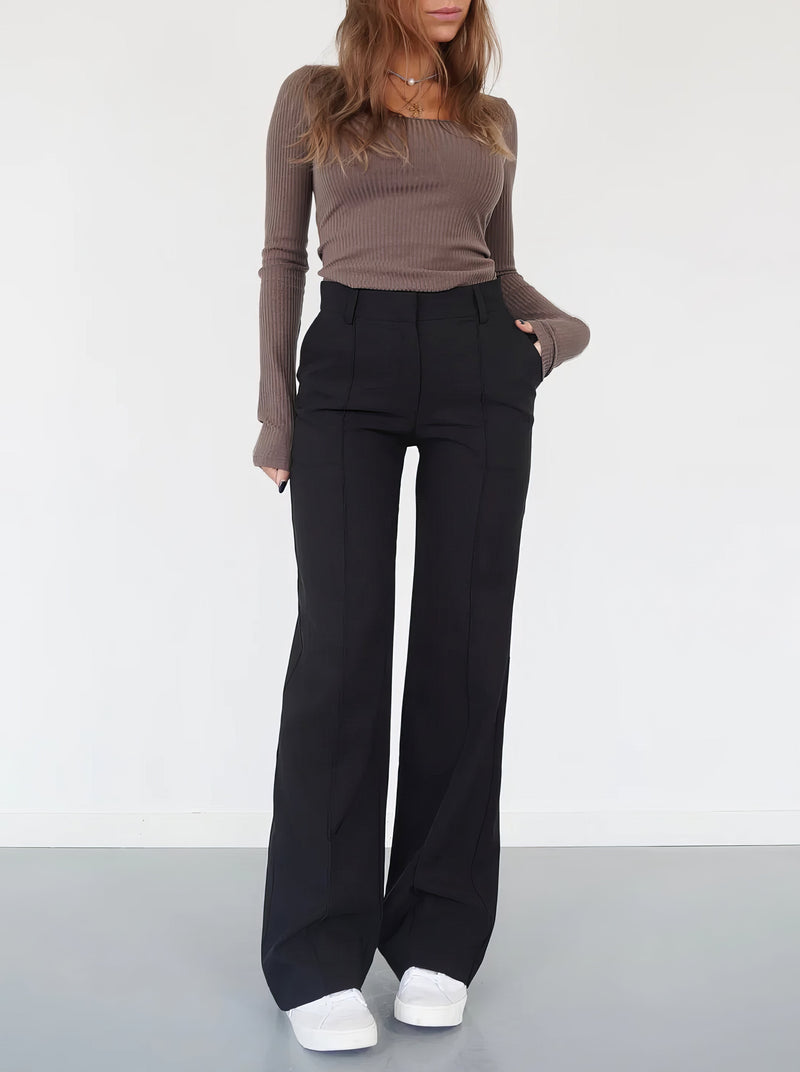 High-Waist Hose mit elegantem Schnitt – Luna