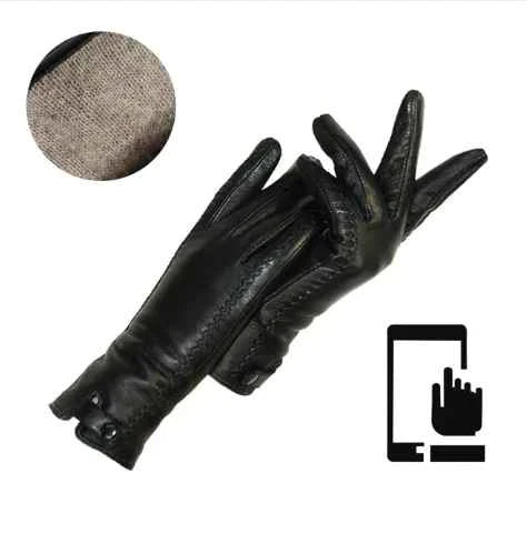 Lederhandschuhe Winter warm gefüttert Vintage Stil – Felix