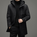 Herren Winterjacke mit Kapuze und Reißverschluss – Lukas