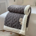 Fleece Sherpa Decke warm weich kuschelig – Greta