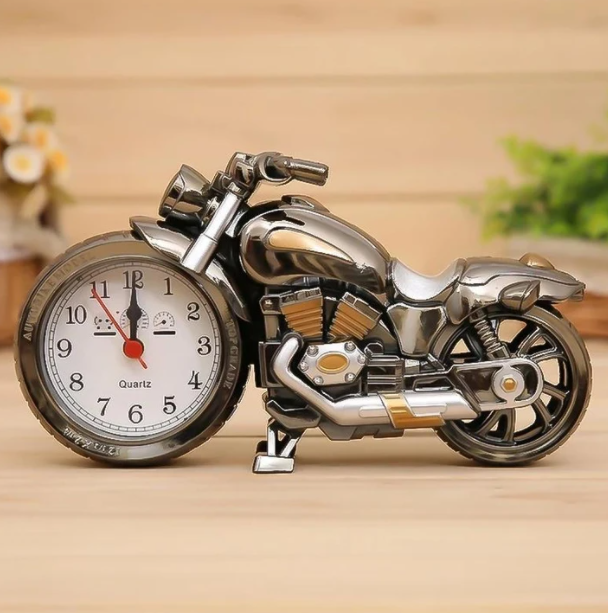 Wecker Motorrad Retro Design Dekoration Geschenkidee – ChronoBike