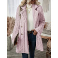 Warmer Damen Strickmantel mit femininem Schnitt – Lurevia