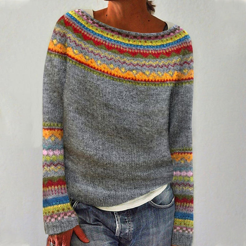 Strickpullover im Retro-Stil für Damen – Ina