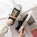 Bequeme Canvas-Sneaker für Damen mit sportlichem Design – Mia