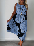 Sommerkleid Knielang Ärmellos Elegant Luftig – Selmira