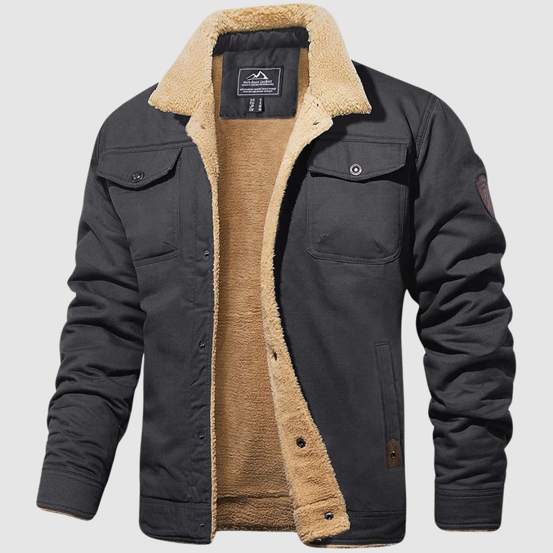 Warme Bomberjacke für Herbstoutfits mit modernem Schnitt – Johannes