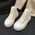 High-Top Canvas-Sneaker in Bonbonfarben – Emilia