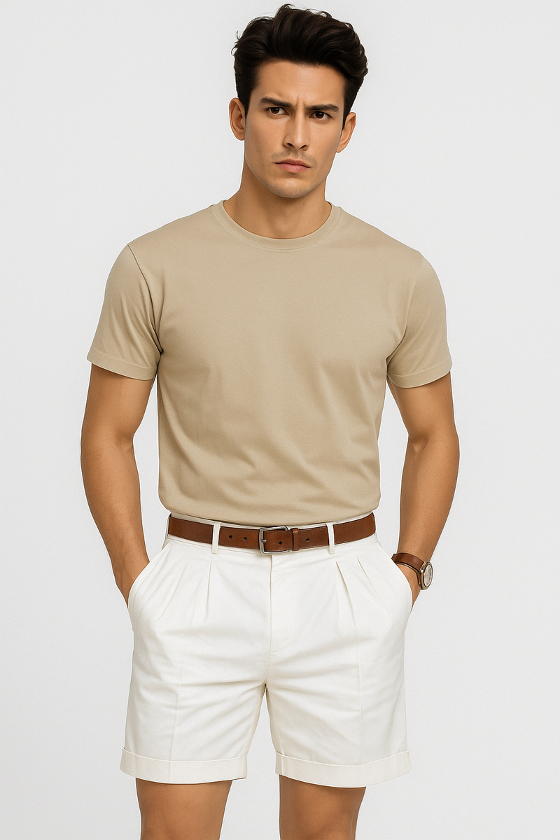 Leinen Shorts Herren Sommer elegant bequem – Sorelio