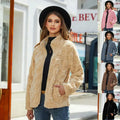 Karo Winterjacke für Damen mit Komfort-Passform – Mia
