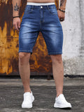 Denim Shorts Herren Skinny Fit Sommerstil – Revano