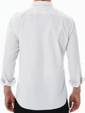 Schwarzes Herrenhemd Elegant Slim Langarm – Alviro