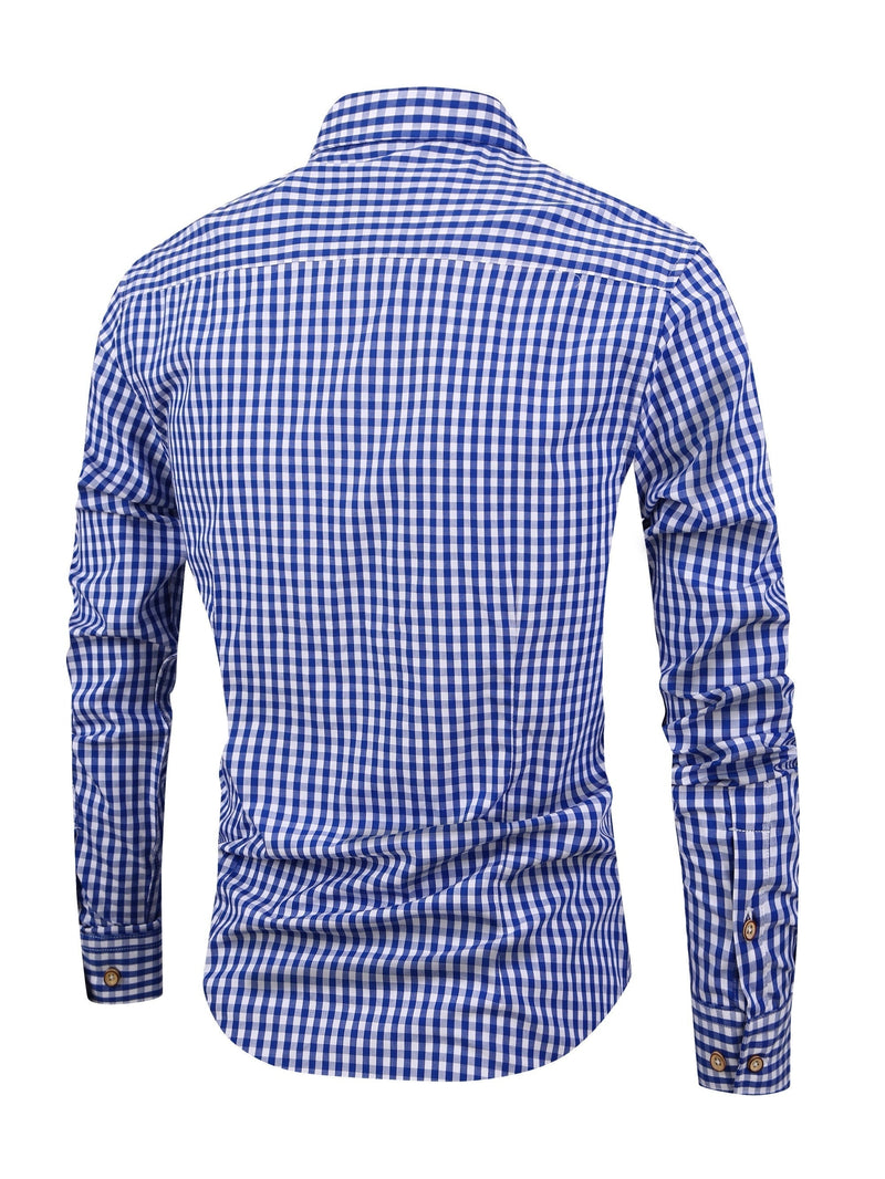 Herren-Karohemd mit bequemer Passform & Stil – Florian