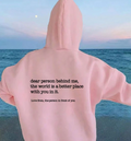 Gemütlicher Kapuzenpullover mit Statement-Design – Catharina