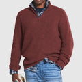 Warmer Winterpullover mit Reißverschlusskragen für Herren – Gustav