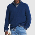 Warmer Winterpullover mit Reißverschlusskragen für Herren – Gustav