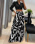 Lässige Damenhose mit trendigem Print-Design – Lea