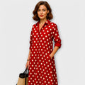 Elegantes Hemdblusenkleid für Büro & Events – Lara
